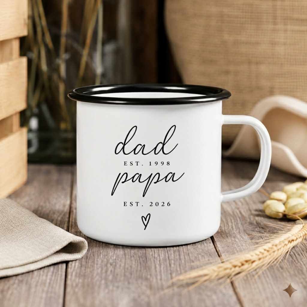 Dad and Grandpa Est. Mug
