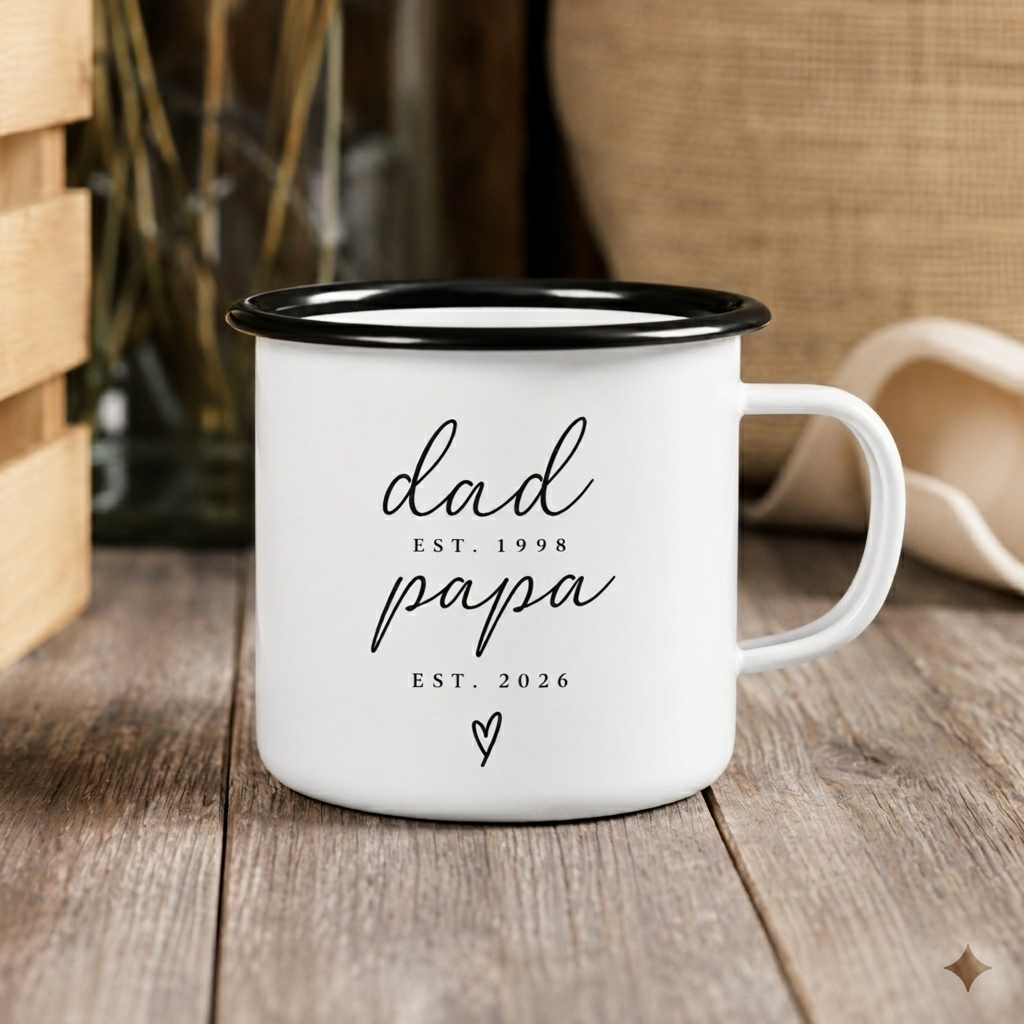 Dad and Grandpa Est. Mug