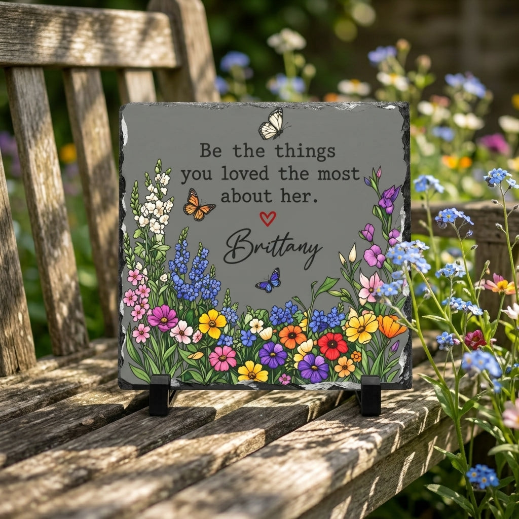 Personalized Slate Plaque for Mom