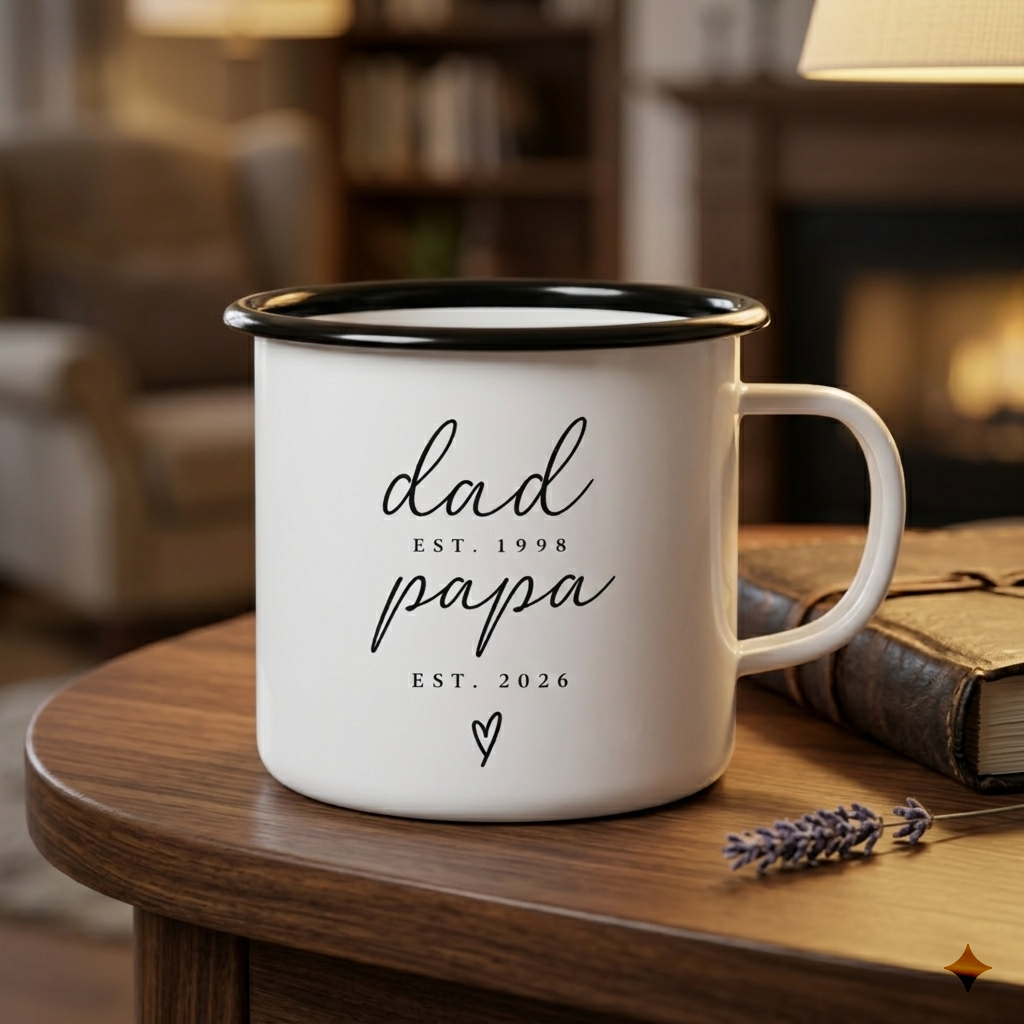 Dad and Grandpa Est. Mug