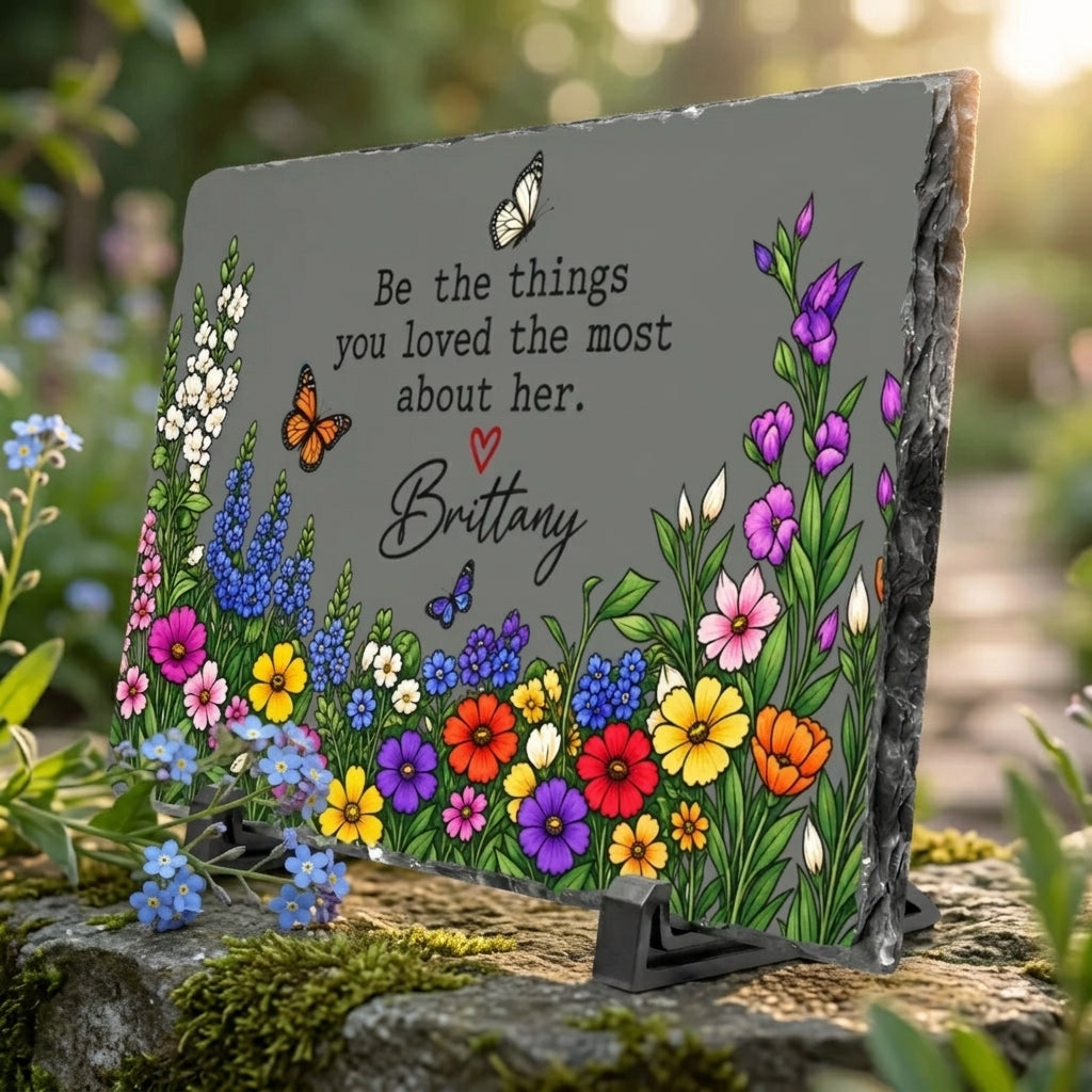 Personalized Slate Plaque for Mom