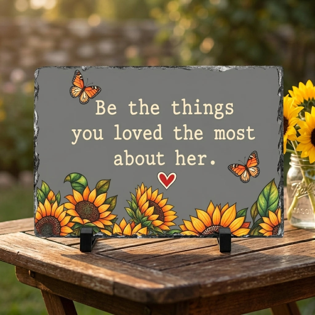 Personalized Slate Plaque for Mom