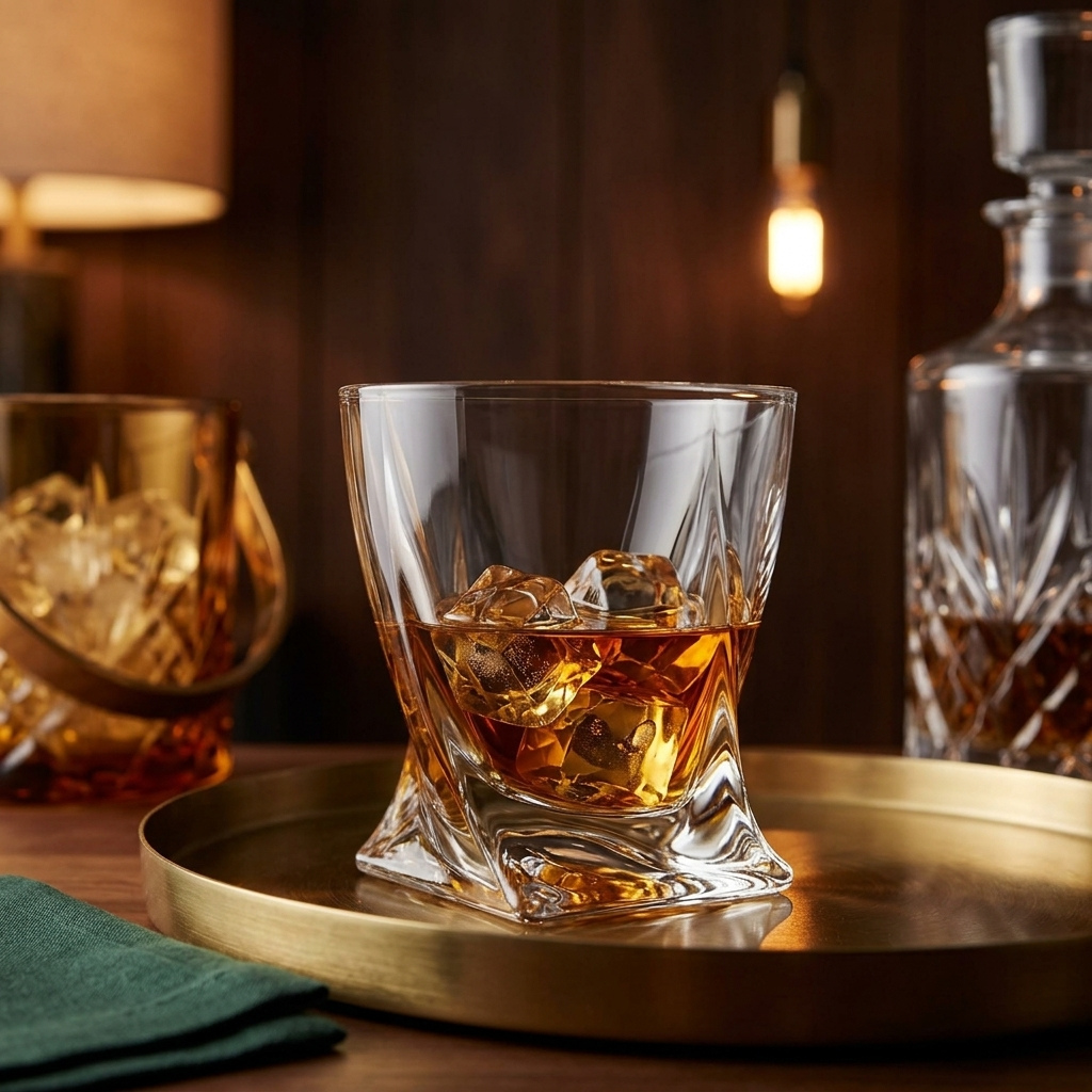 Personalized Globe Whiskey Decanter Set