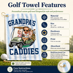 Grandpa's Caddies Golf Towel