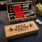 Grill Master BBQ Set with Name