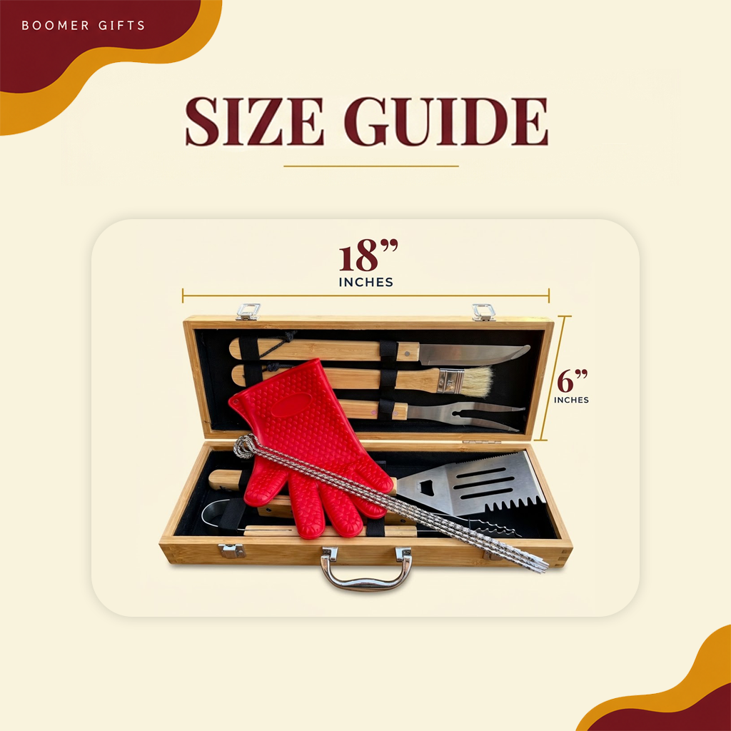 Personalized BBQ Grill Tool Set