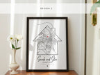 Personalized Home Map Print