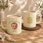 Personalized Baby Face Mug for Dad