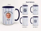 Personalized Baby Face Mug for Dad