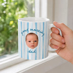 Personalized Baby Face Mug for Dad