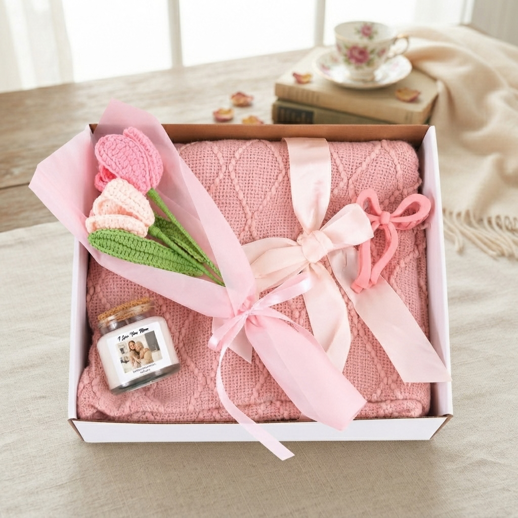Personalized Blush & Bloom Self-Care Gift Set
