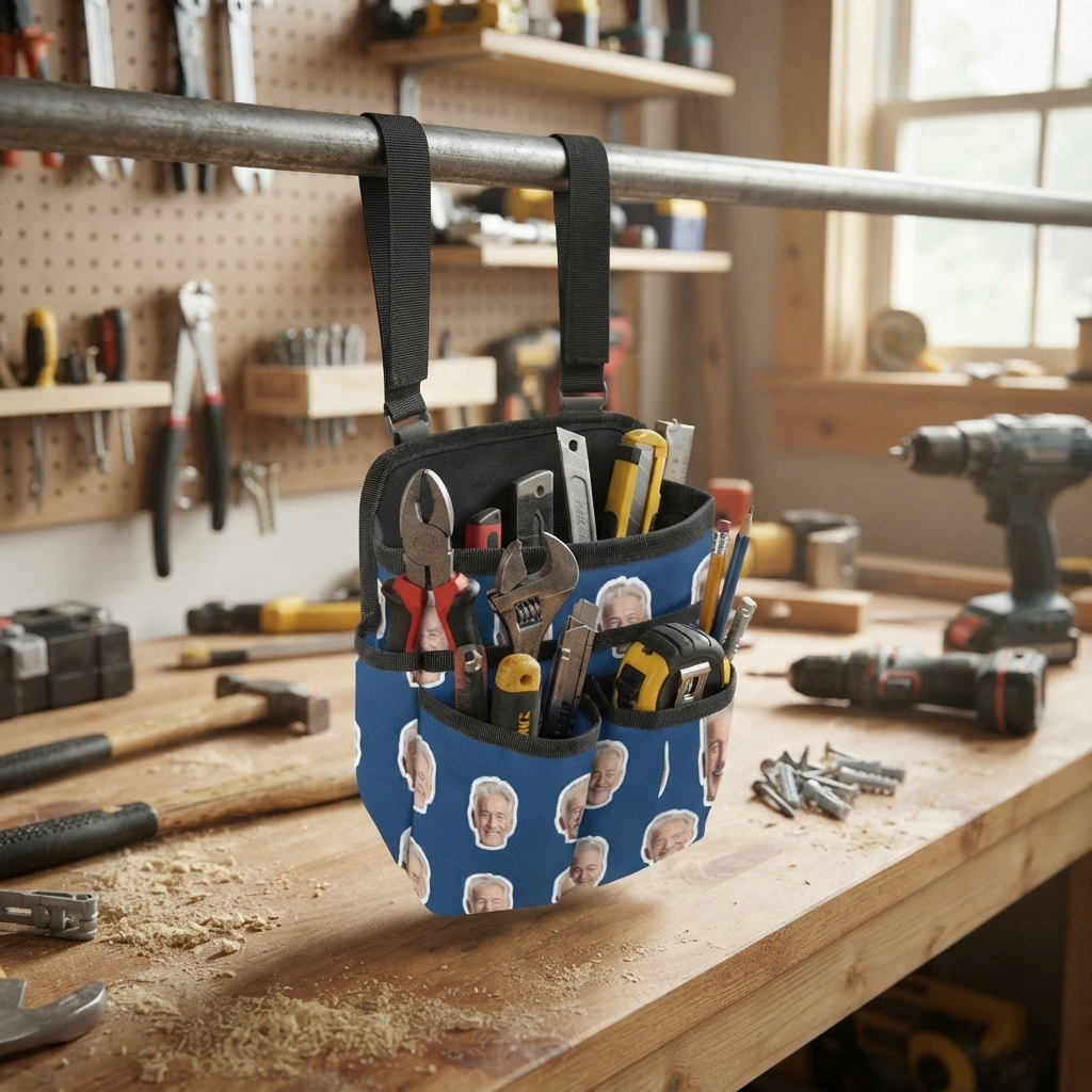Personalized Canvas Tool Pouch