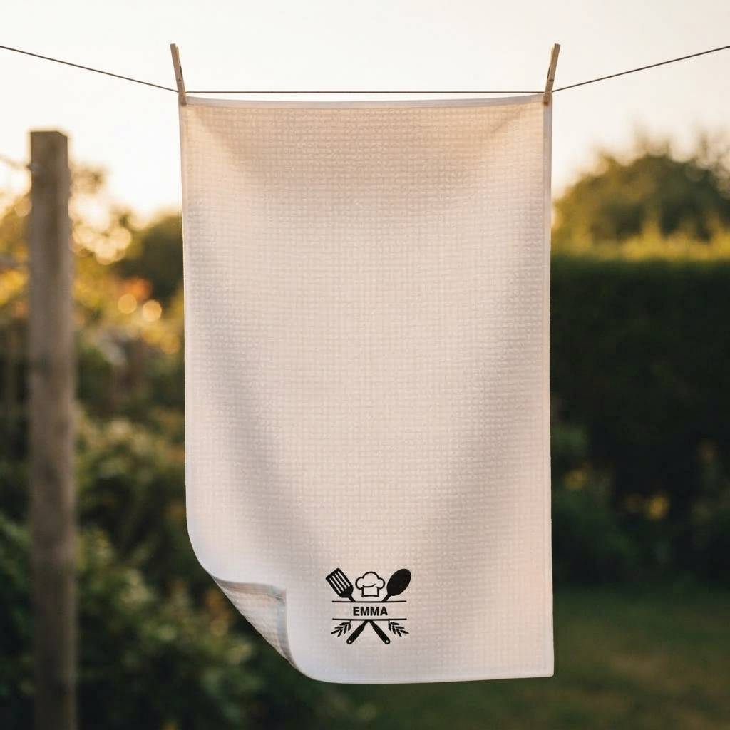 Personalized Chef Kitchen Tea Towel