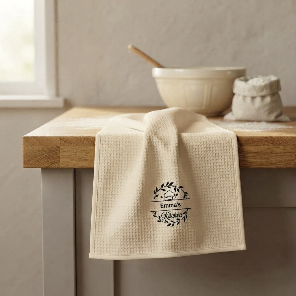 Personalized Chef Kitchen Tea Towel