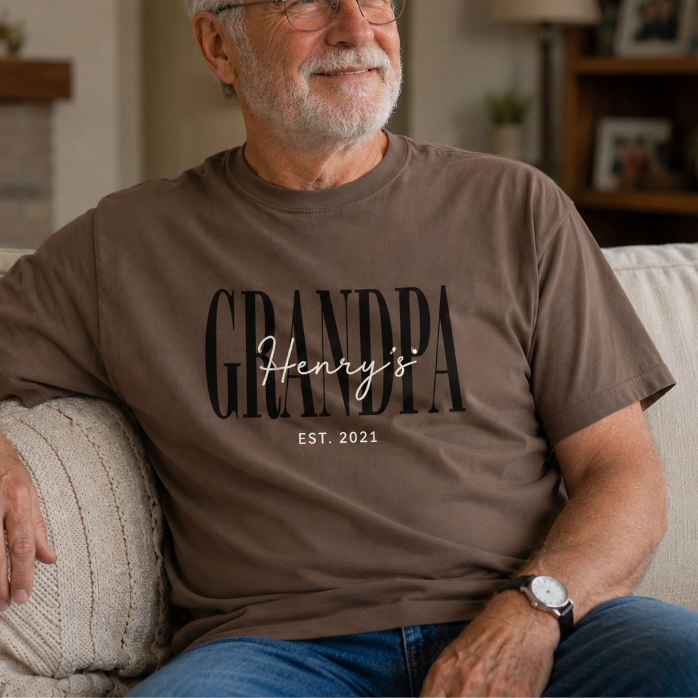 Personalized Dad Est Shirt