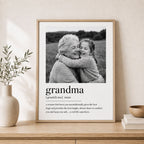 Personalized Definition Framed Canvas