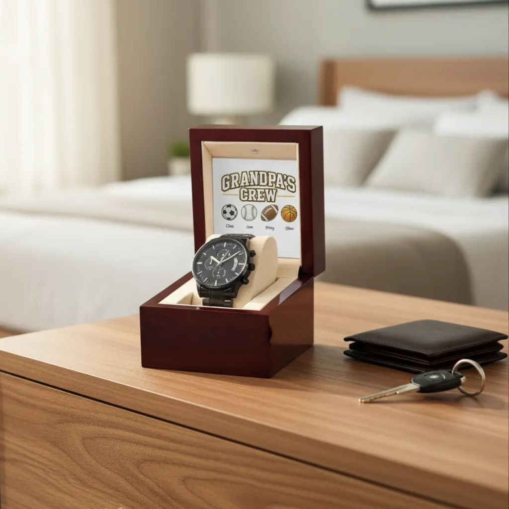 Personalized Grandpa's Crew Watch
