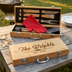 Personalized Family Name BBQ Set