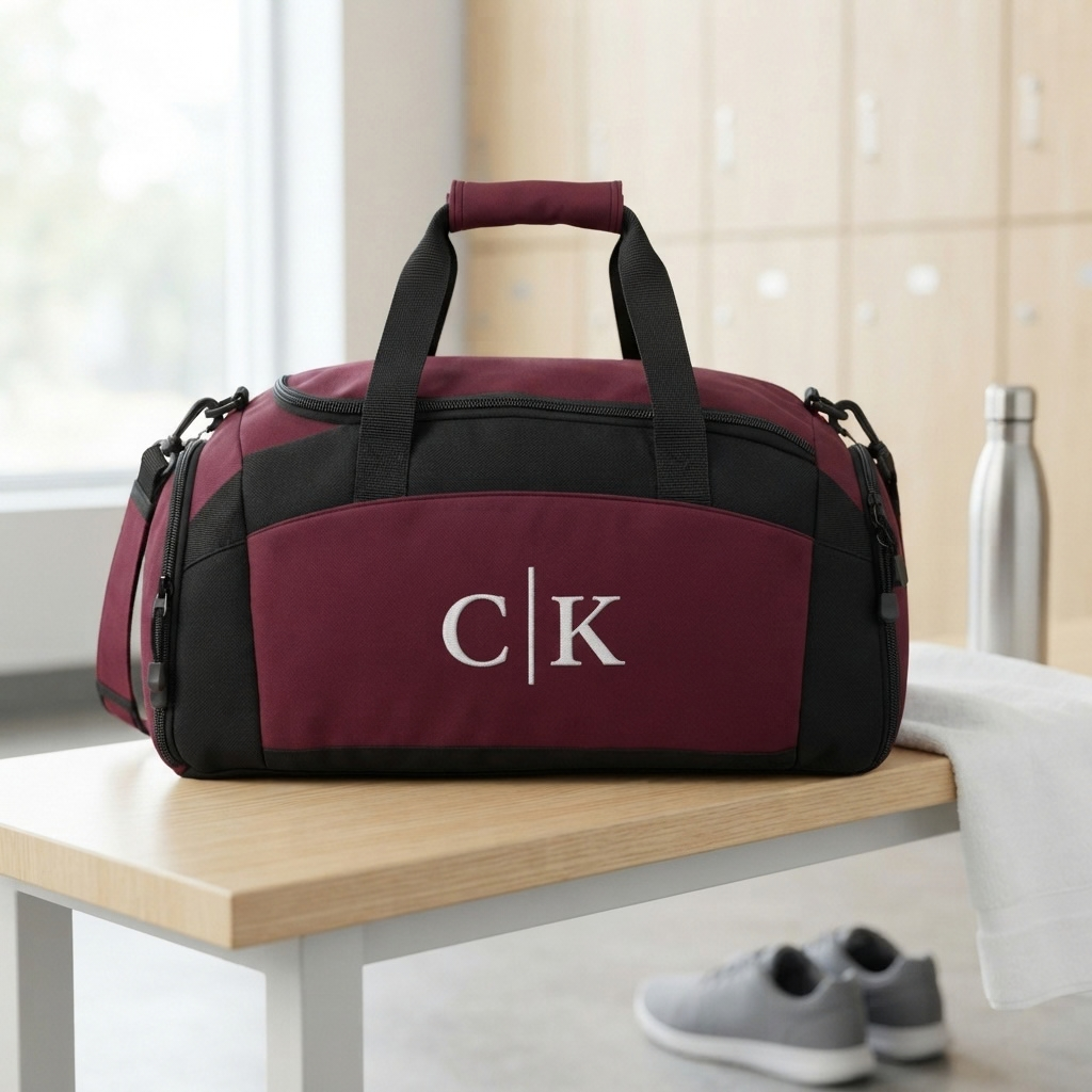 Personalized Gym Bag with Name or Initials