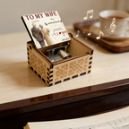 Personalized Hand-Crank Music Box