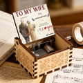 Personalized Hand-Crank Music Box
