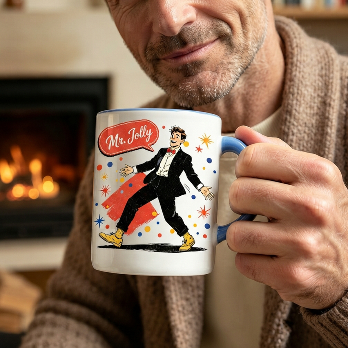 Personalized Heart Handle Mug
