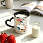 Personalized Heart Handle Mug