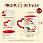 Personalized Heart Handle Mug
