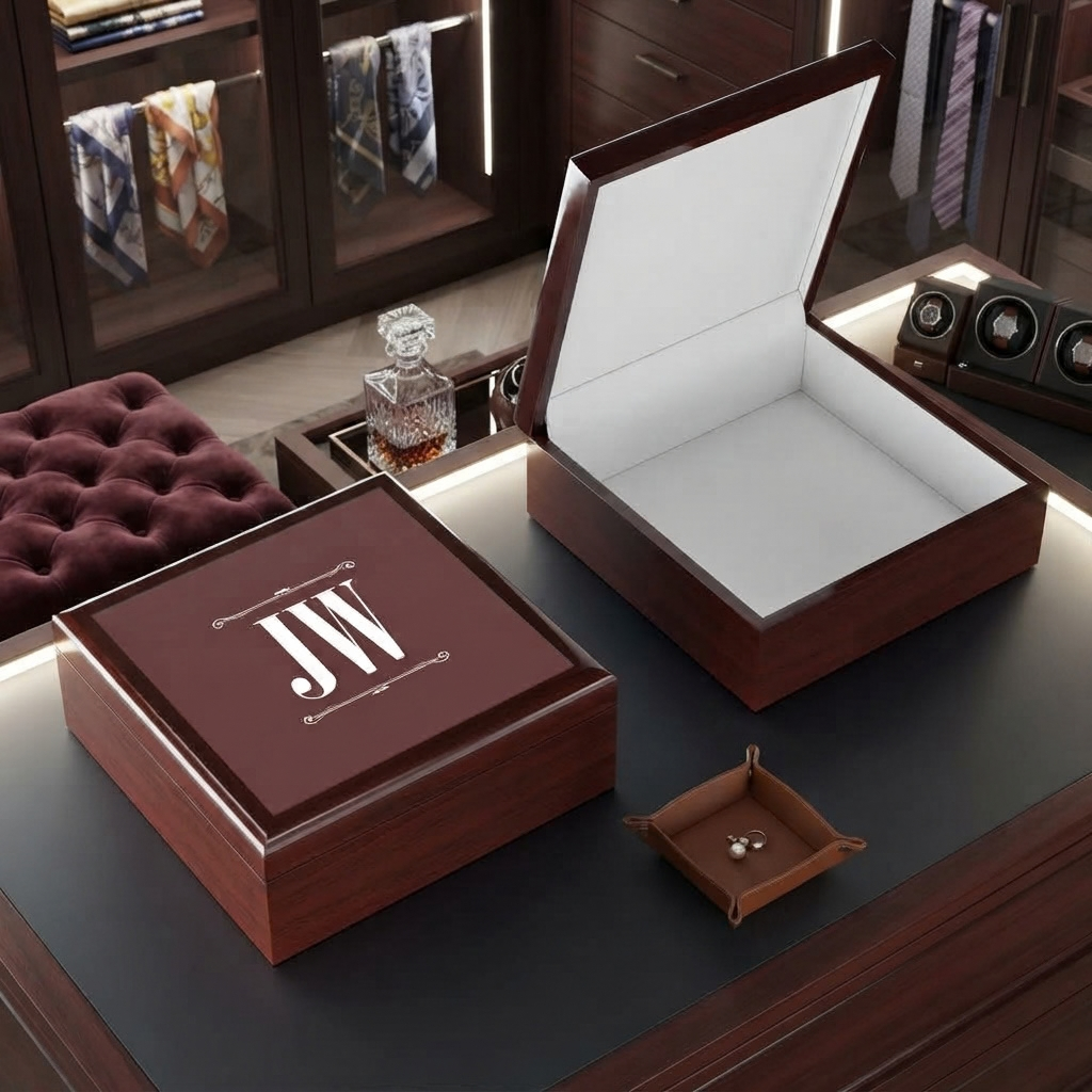 Personalized Monogram Keepsake Box