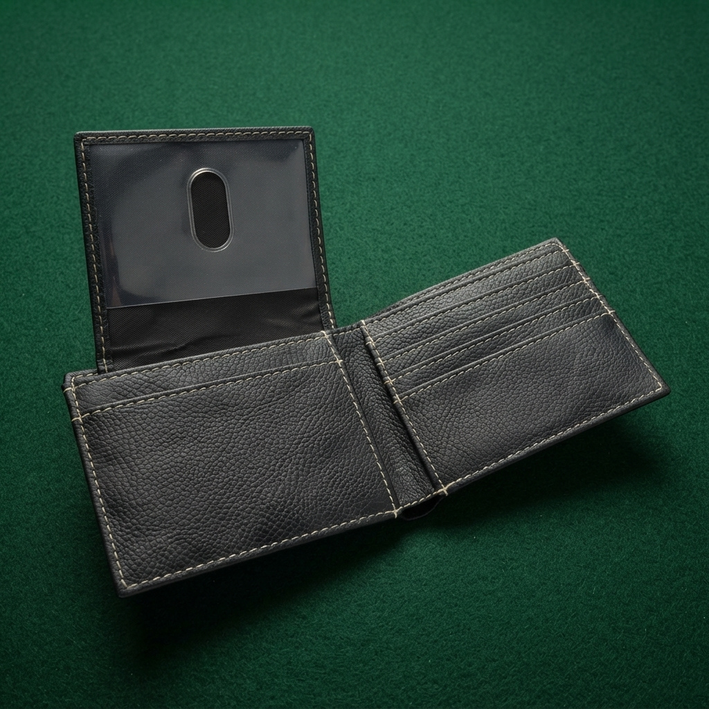 Personalized Monogram Bifold Wallet