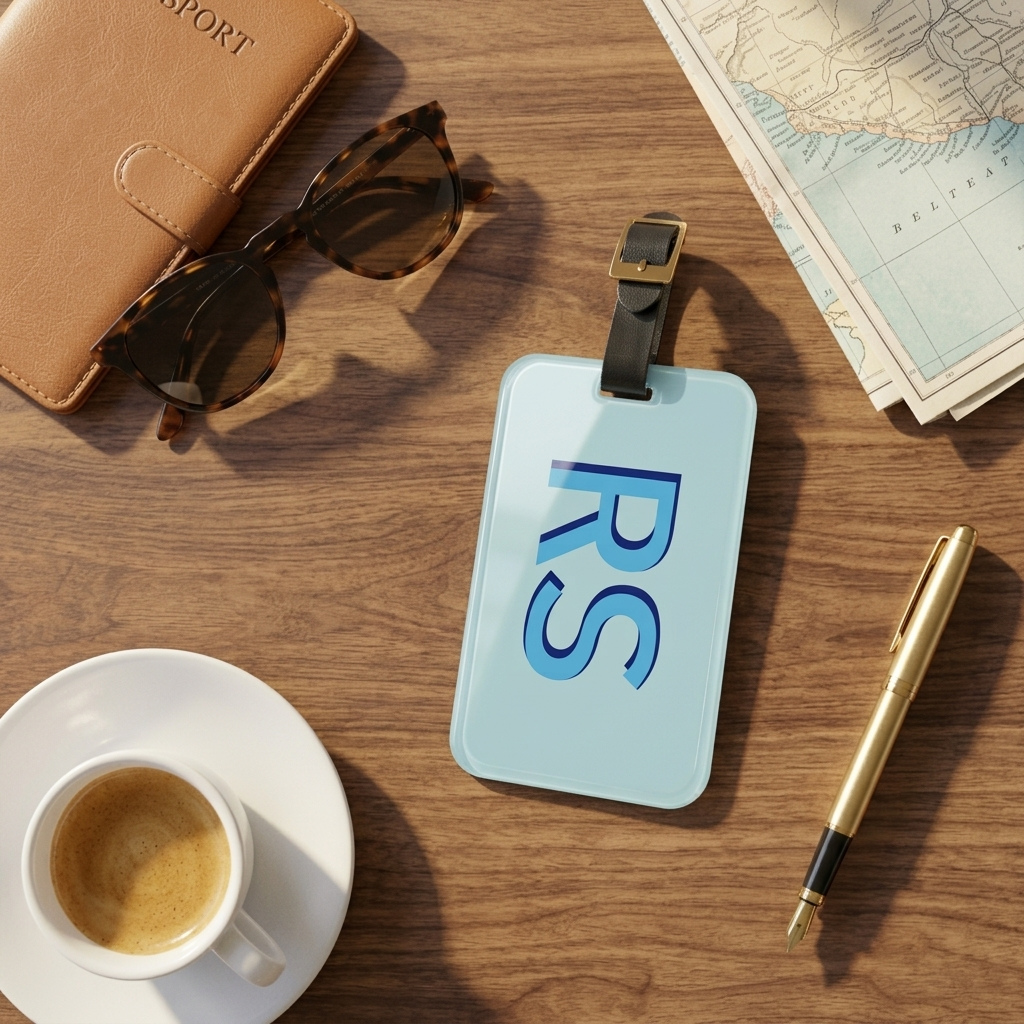 Personalized Monogram Luggage Tag