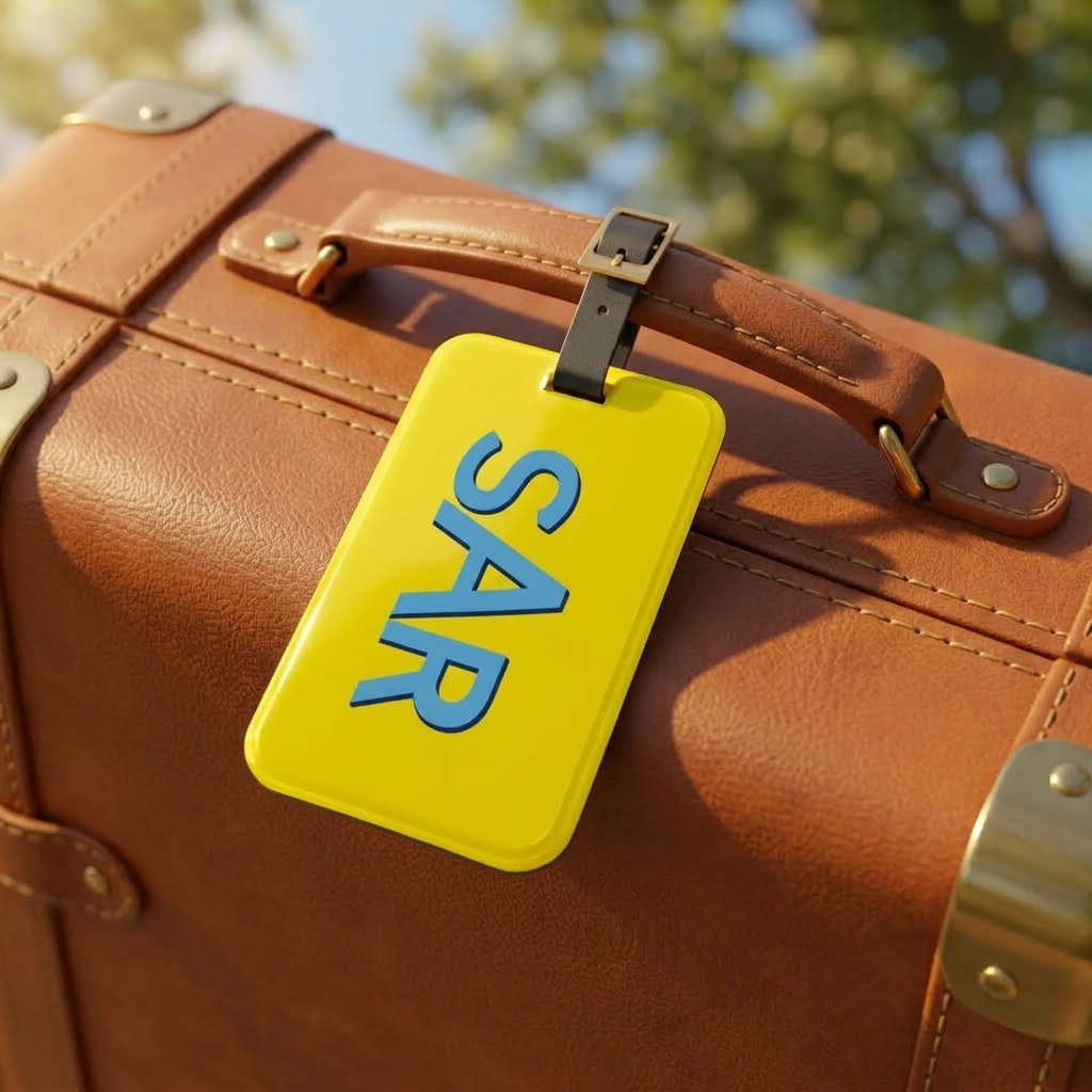 Personalized Monogram Luggage Tag