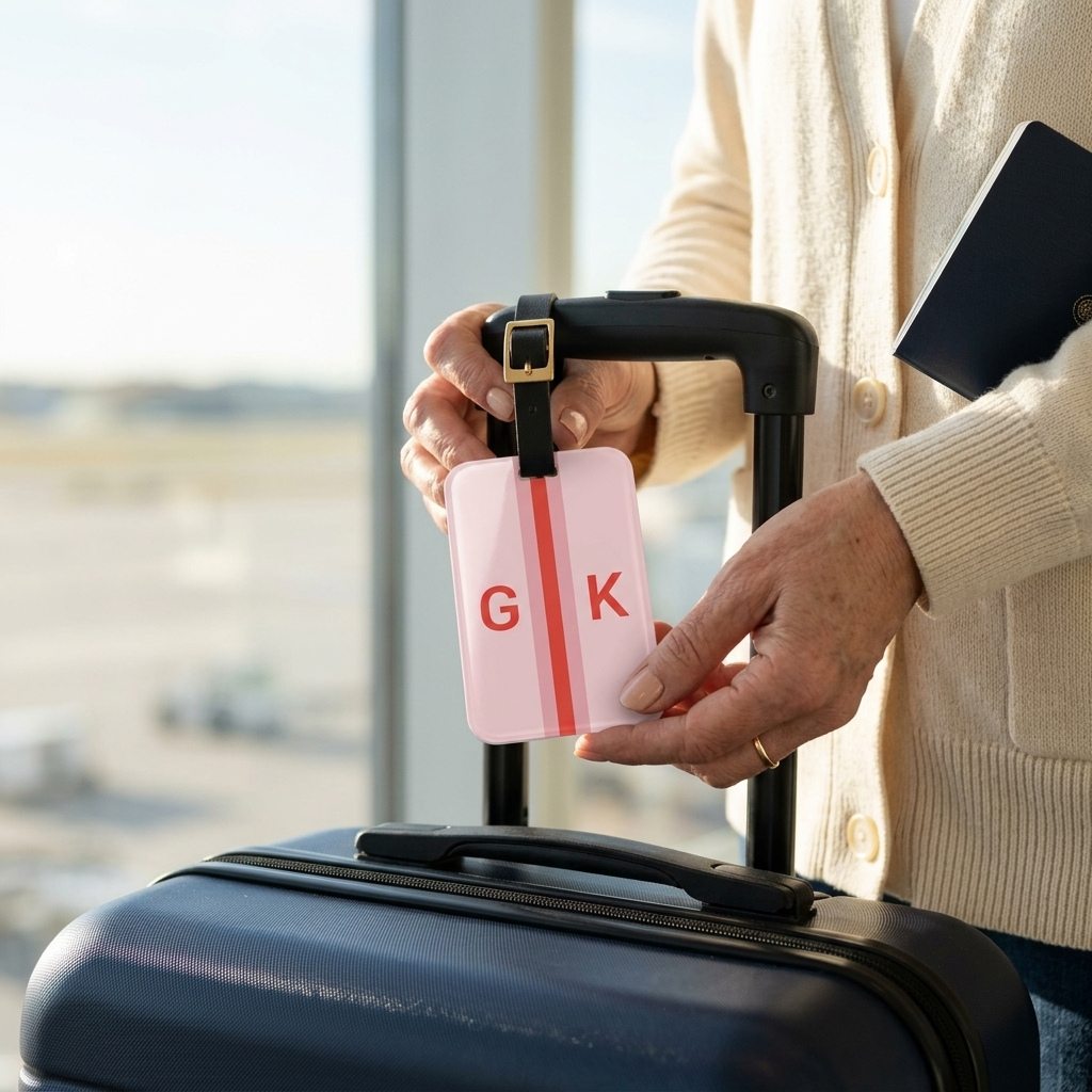 Personalized Monogram Luggage Tag
