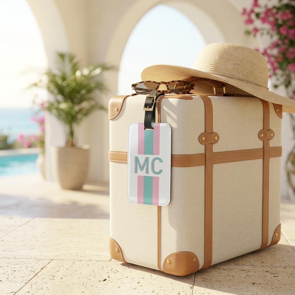 Personalized Monogram Luggage Tag
