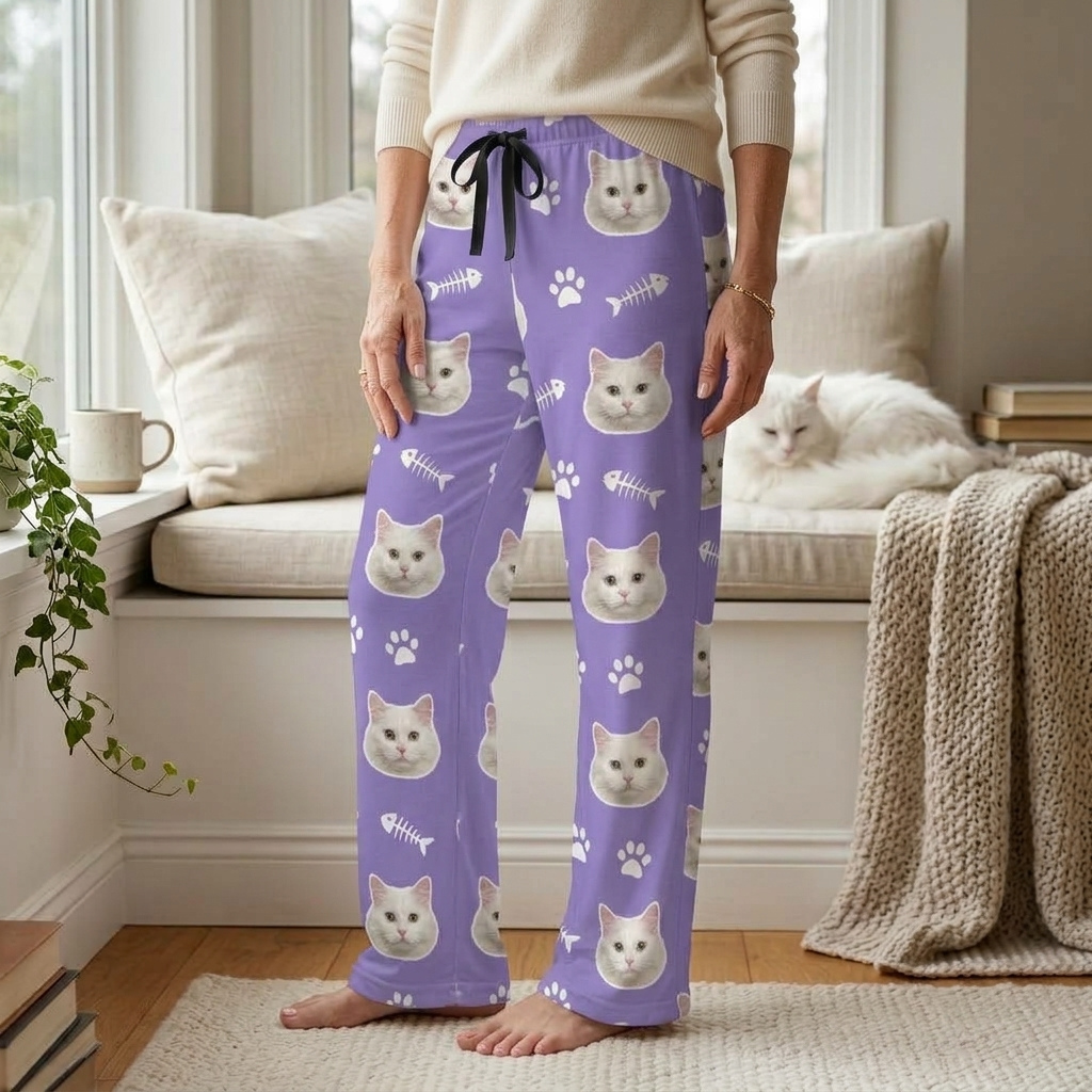 Personalized Pet Face Pajama Pants