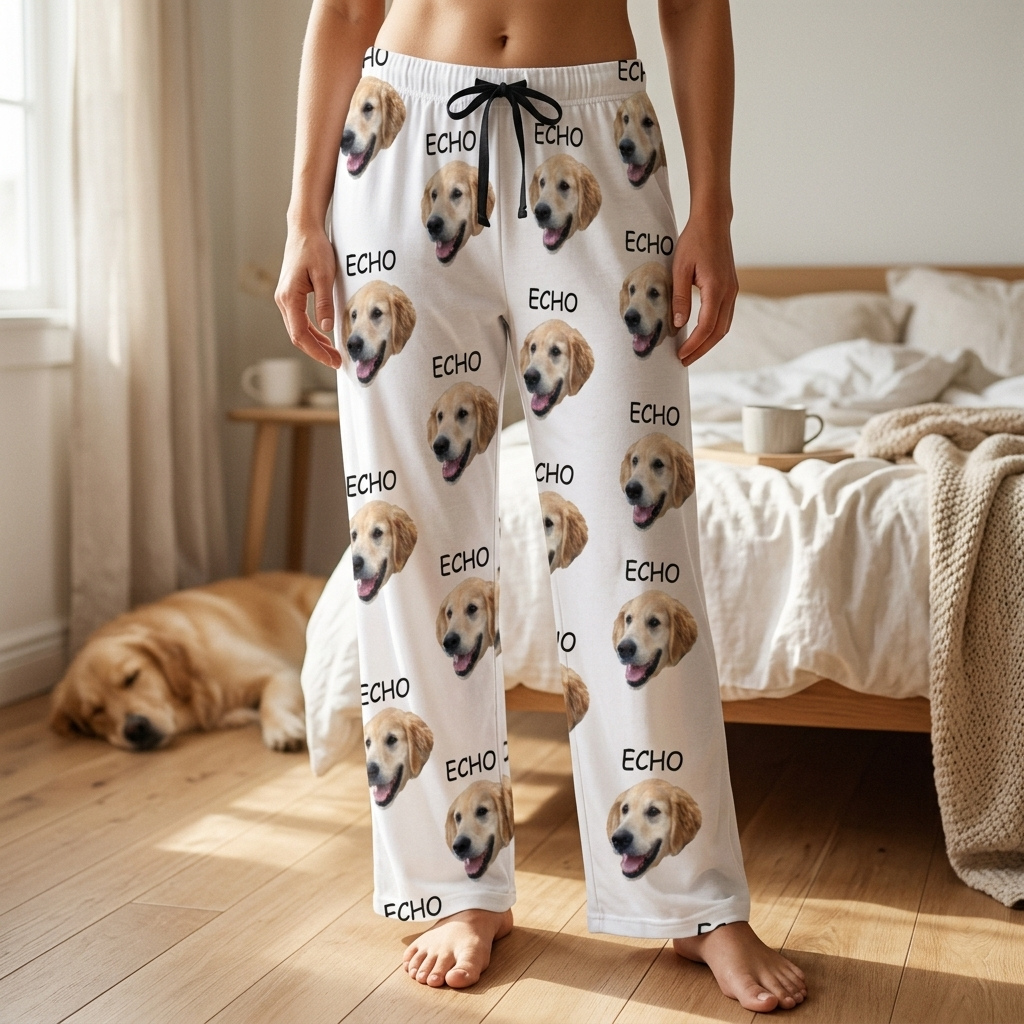Personalized Pet Face Pajama Pants
