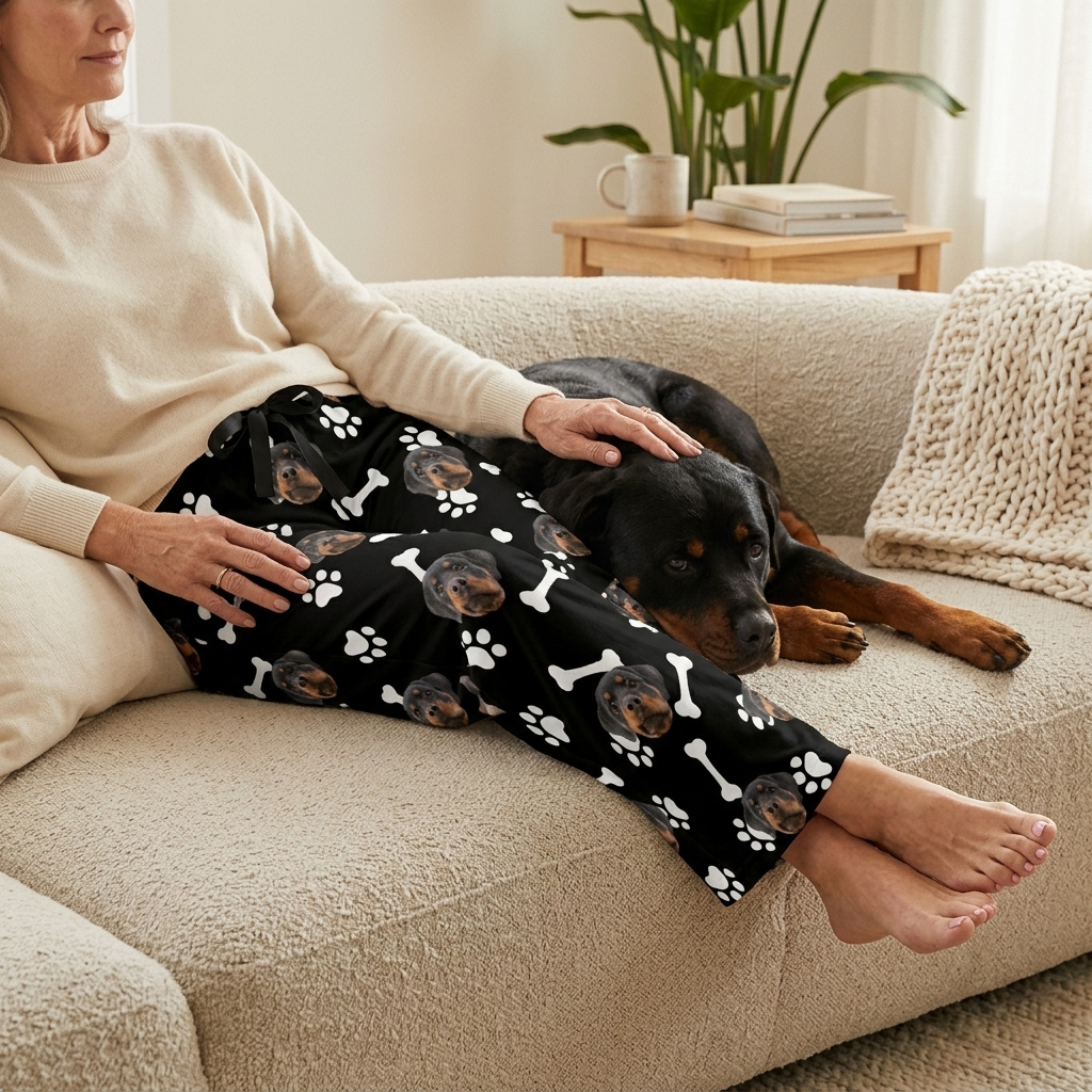 Personalized Pet Face Pajama Pants