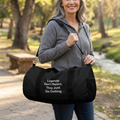 Personalized Retirement Duffel Bag
