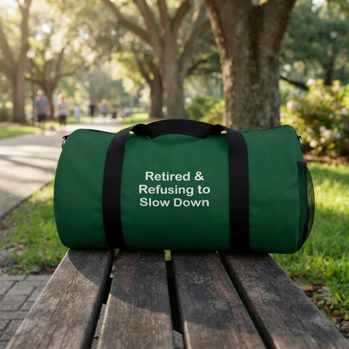 Personalized Retirement Duffel Bag