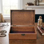 Personalized Wooden Keepsake Box with Monogram