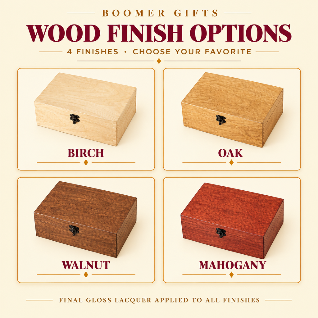 Personalized Wooden Keepsake Box with Monogram