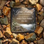 Personalized Fishing Memorial Plaque