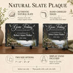 Personalized Fishing Memorial Plaque