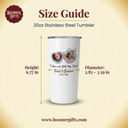 Personalized Couples Photo Tumbler