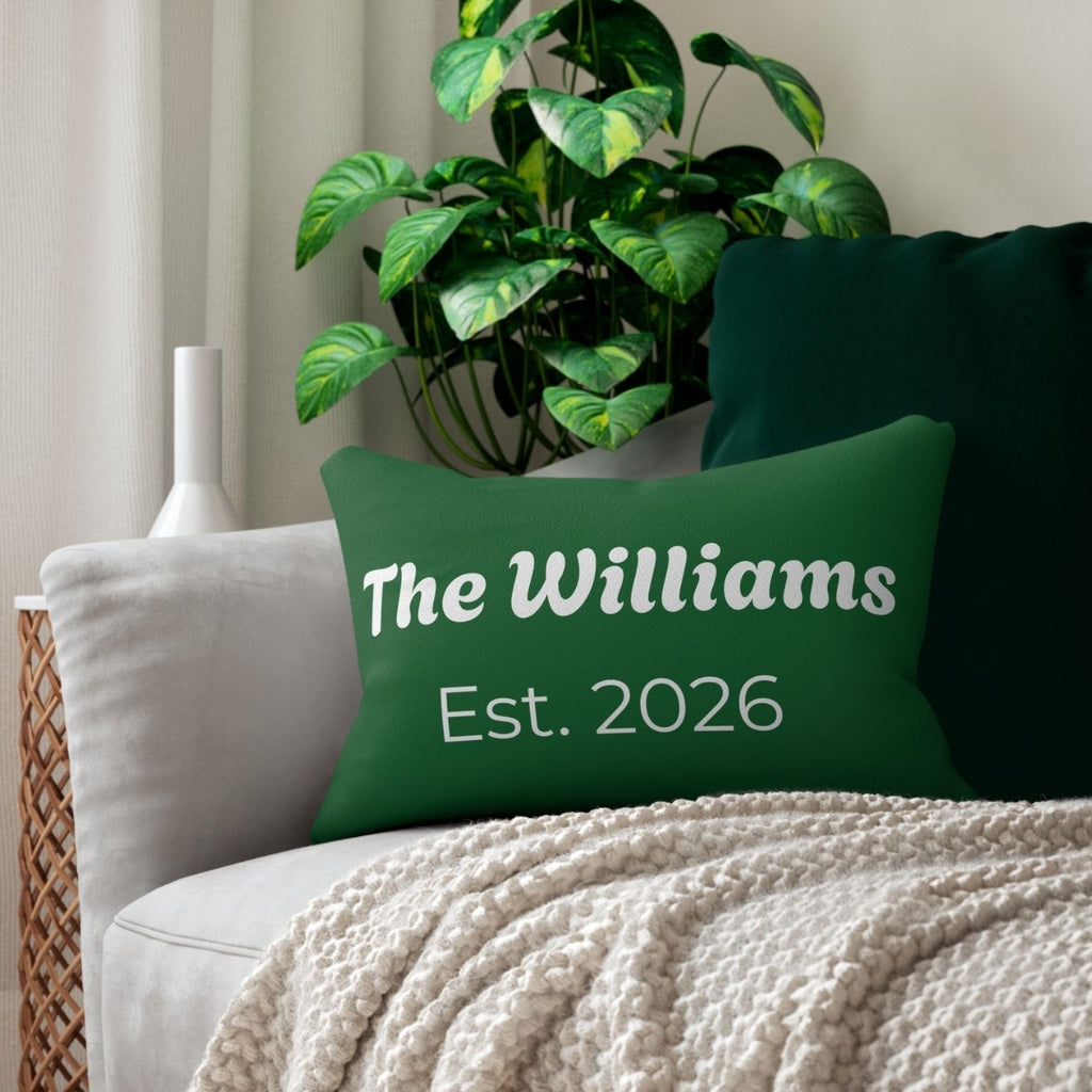 Personalized Family Name Pillow