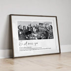 Personalized Work Leaving Gift Print