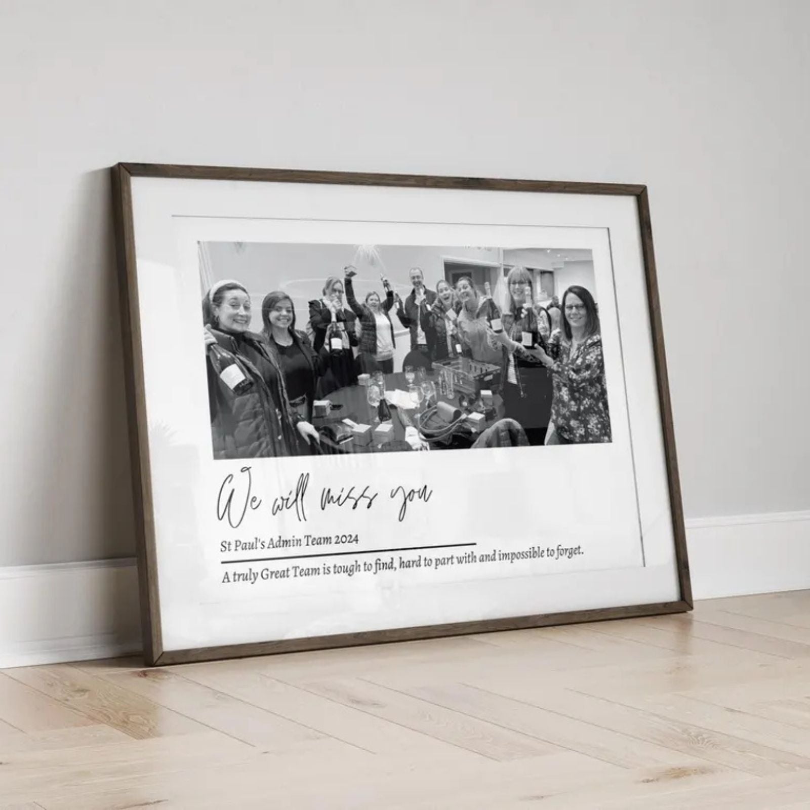 Personalized Work Leaving Gift Print