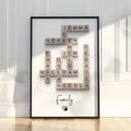 Family Crosswords Puzzle Poster