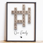 Family Crosswords Puzzle Poster