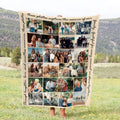 Personalized Photo Collage Blanket